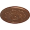 Ekena Millwork Legacy Acanthus Ceiling Medallion (Fits Canopies up to 3 1/2"), 12 3/4"OD x 7/8"P, Polished Copper CM12LEPOS - alternate 5